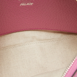 Pre Owned Gucci x Palace Pink GG-P Canvas Half-Moon Mini Bag