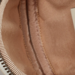 Pre Owned محفظة عملات غوتشي جي جي مارمونت جلد ماتيلاسيه أبيض