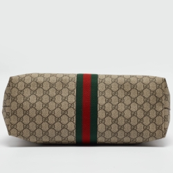 Pre Owned Gucci Beige/Ebony GG Supreme Canvas Medium Ophidia Tote