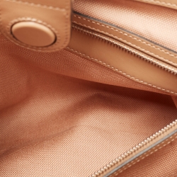 Pre Owned Gucci Beige Matelasse Leather Large GG Marmont Tote