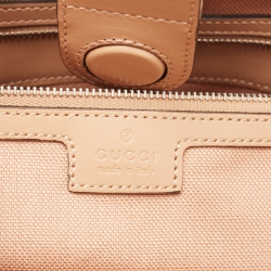 Pre Owned Gucci Beige Matelasse Leather Large GG Marmont Tote