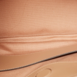 Pre Owned Gucci Beige Matelasse Leather Large GG Marmont Tote