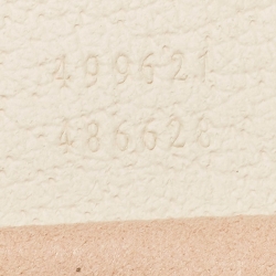 Pre Owned Gucci White Leather Small Ophidia Shoulder Bag