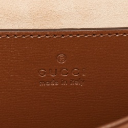 Pre Owned Gucci Brown/Beige GG Supreme Canvas Jackie 1961 Belt Bag