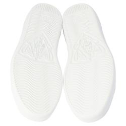 Gucci White Leather Interlocking G Ace Low-Top Sneakers Size 37.5
