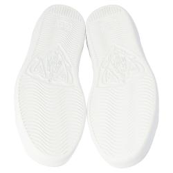 حذاء رياضي غوتشي منخفض من أعلى أيس جي متشابك جلد أبيض مقاس 39