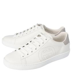 مملوكة مسبقًا  Gucci White Ace Sneakers Size 38.5 