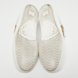 Pre Owned Gucci x Disney White Leather Donald Duck Ace Sneakers Size 38