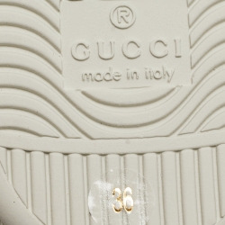 Pre Owned Gucci Beige/Brown GG Supreme Canvas Ace Sneakers Size 36