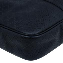 Gucci Black Guccissima Leather Laptop Bag