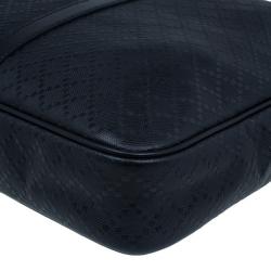 Gucci Black Guccissima Leather Laptop Bag
