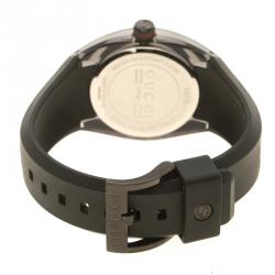 Gucci Black Transparent Nylon Sync Women's Wristwatch 35 mm