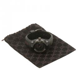 Gucci Black Transparent Nylon Sync Women's Wristwatch 35 mm