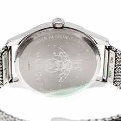 Gucci White Mother of Pearl Stainless Steel G-Timeless 126.4 Women's Wristwatch 36 mm