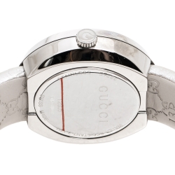 Gucci Silver Stainless Steel U-Play 129.5 Women's Wristwatch 27 mm