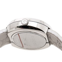 Gucci Silver Stainless Steel U-Play 129.5 Women's Wristwatch 27 mm