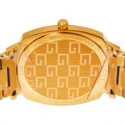 Gucci Yellow Gold PVD Coated Stainless Steel Grip YA157409 Women's Wristwatch 38 mm