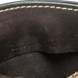 Gucci Beige/Brown GG Canvas and Leather Card Case
