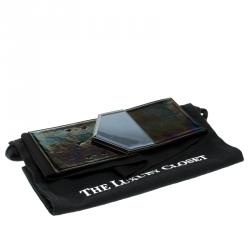 مملوكة مسبقًا حزام غوتشي هولوغرافيك مطاطي أسود 65 سم