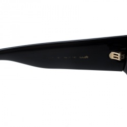 Pre Owned نظارة شمسية غوتشي كبيرة GG0053S متدرجة سوداء/ سوداء