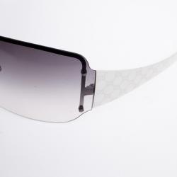 Pre Owned Gucci GG 1825 Rectangle Shield Women Sunglasses