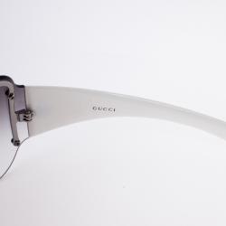 Pre Owned Gucci GG 1825 Rectangle Shield Women Sunglasses
