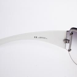 Pre Owned Gucci GG 1825 Rectangle Shield Women Sunglasses