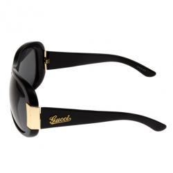 Pre Owned Gucci Black 3063 Square Sunglasses