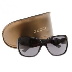 Pre Owned Gucci Black 3006 Bow Hinge Womens Sunglasses