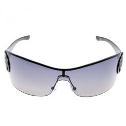 مملوكة مسبقًا Gucci Black Horsebit Shield Women Sunglasses