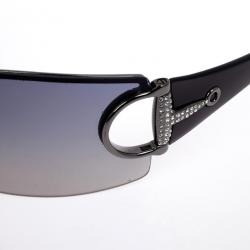 مملوكة مسبقًا Gucci Black Horsebit Shield Women Sunglasses
