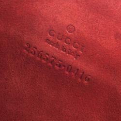 Pre Owned Gucci Red Microguccissima Leather iPad Case