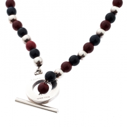 Pre Owned سوار غوتشي توغل خرز فضي متعددة الألوان