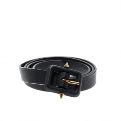 مملوكة مسبقًا حزام غوتشي جلد أسود 90 سم