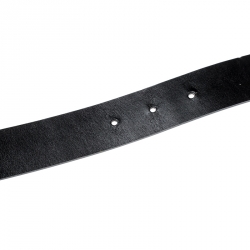 مملوكة مسبقًا Gucci Black Leather Square G Buckle Belt 75CM