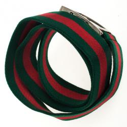مملوكة مسبقًا Gucci Web Detail Belt 108 CM