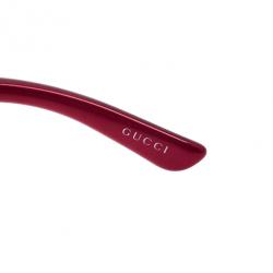 Pre Owned Gucci Purple Rectangle 'GG' Woman Sunglasses
