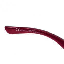 Pre Owned Gucci Purple Rectangle 'GG' Woman Sunglasses