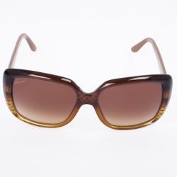 مملوكة مسبقًا Gucci Brown Square Woman Sunglasses