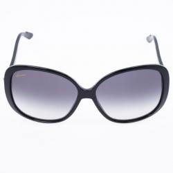 Pre Owned Gucci Black GG 3157 Oversized Womens Sunglasses