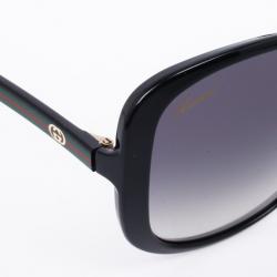 Pre Owned Gucci Black GG 3157 Oversized Womens Sunglasses