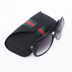 Pre Owned Gucci Black GG 3157 Oversized Womens Sunglasses