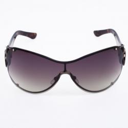 Pre Owned Gucci Black Shield GG 2802/S Women Sunglasses