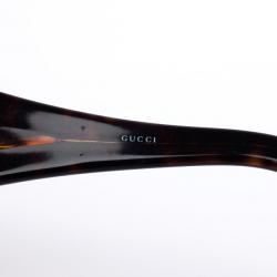 Pre Owned Gucci Black Shield GG 2802/S Women Sunglasses
