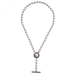 Gucci Silver Necklace with T-bar