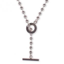 Gucci Silver Necklace with T-bar