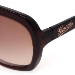 مملوكة مسبقًا Gucci Brown Square Womens Sunglasses
