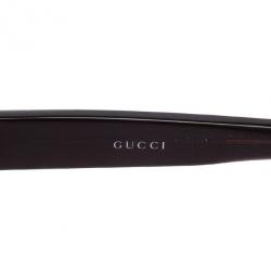 مملوكة مسبقًا Gucci Brown Square Womens Sunglasses