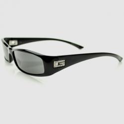 Pre Owned Gucci Black Thin Rectangle Frame Sunglasses