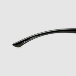 Pre Owned Gucci Black Thin Rectangle Frame Sunglasses